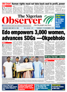 Thursday 11th December, 2025