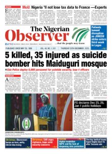 Thursday 25th December, 2025