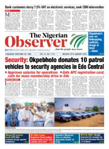 Monday 19th January, 2026