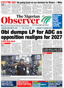 Thursday 1st January, 2026