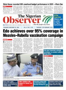 Thursday 12th February, 2026