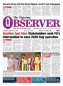 OBS Monday 27th April, 2026