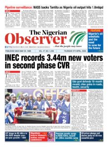 Thursday 9th April, 2026