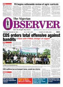 Tuesday 21st Aprril, 2026