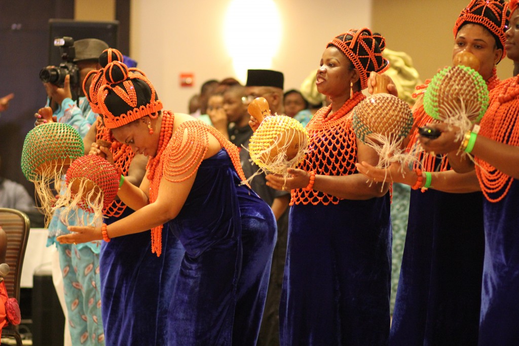 Edo cultural dancers
