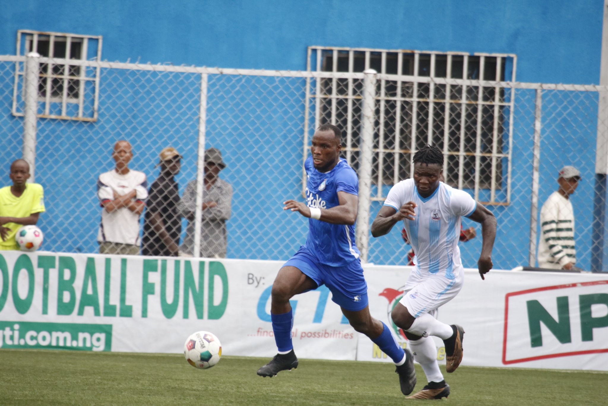 NPFL action recorded between Enyimba and Rivers United